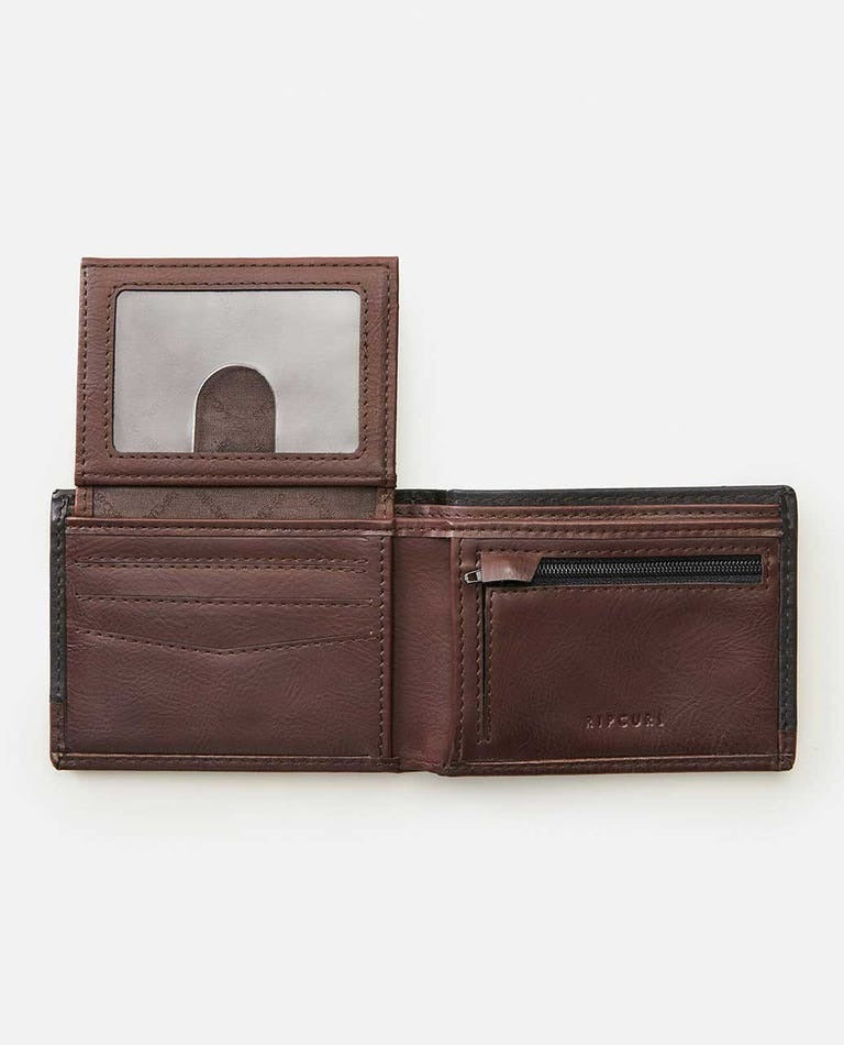 Ripcurl Ridge PU All Day Wallet Black Tan