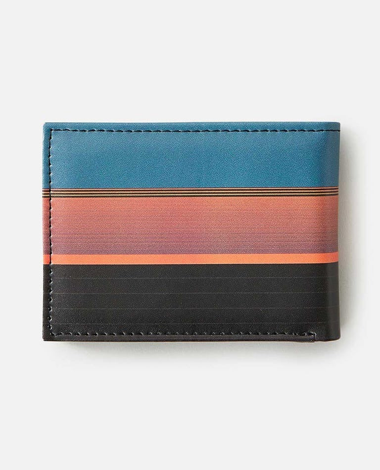 Ripcurl Combo PU Slim Wallet Black Green Multi
