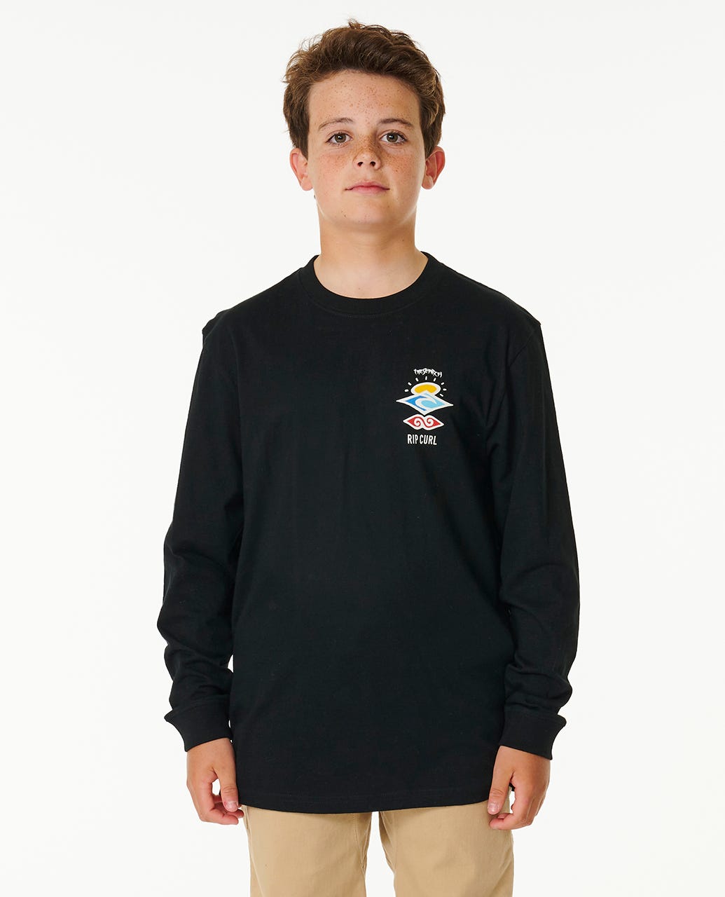 Search Icon Long Sleeve Tee - Boys (8-16 years)