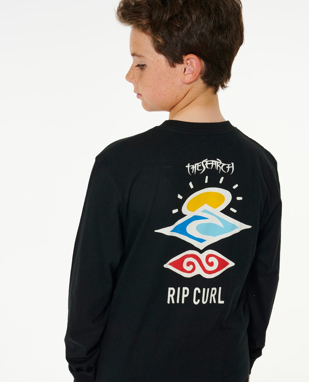 Search Icon Long Sleeve Tee - Boys (8-16 years)
