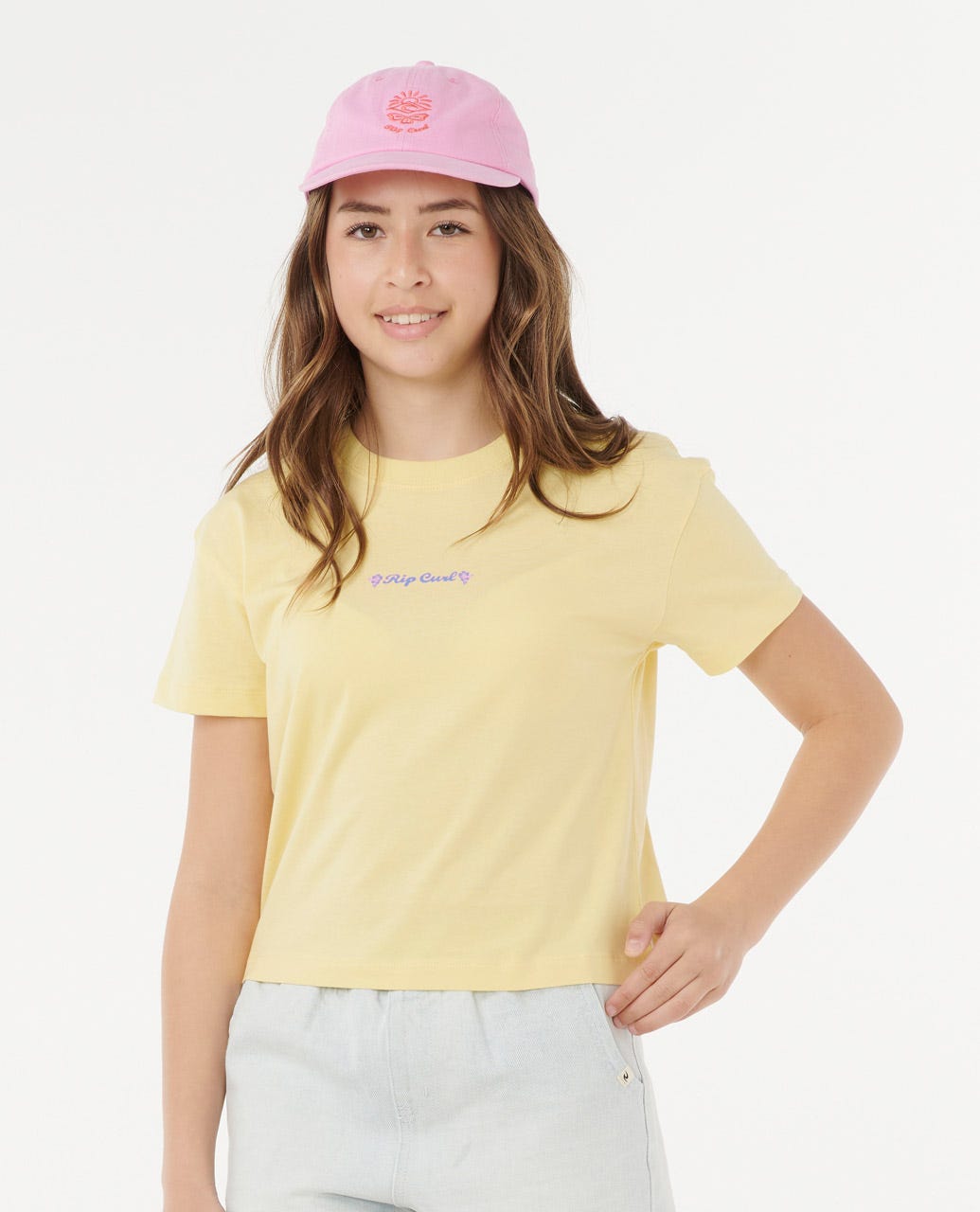 Sunset Skies Crop Tee - Girls (8-16 years)