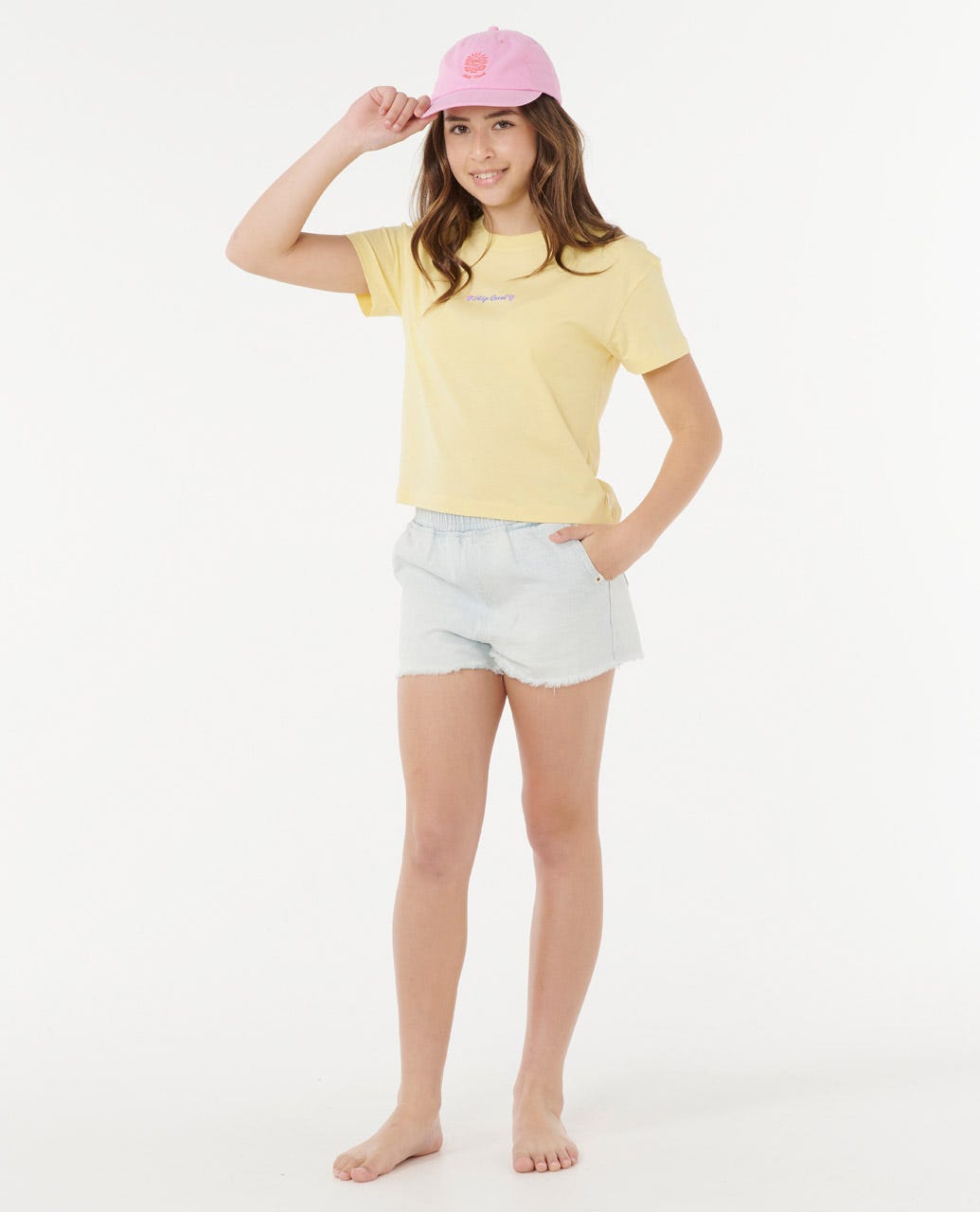 Sunset Skies Crop Tee - Girls (8-16 years)