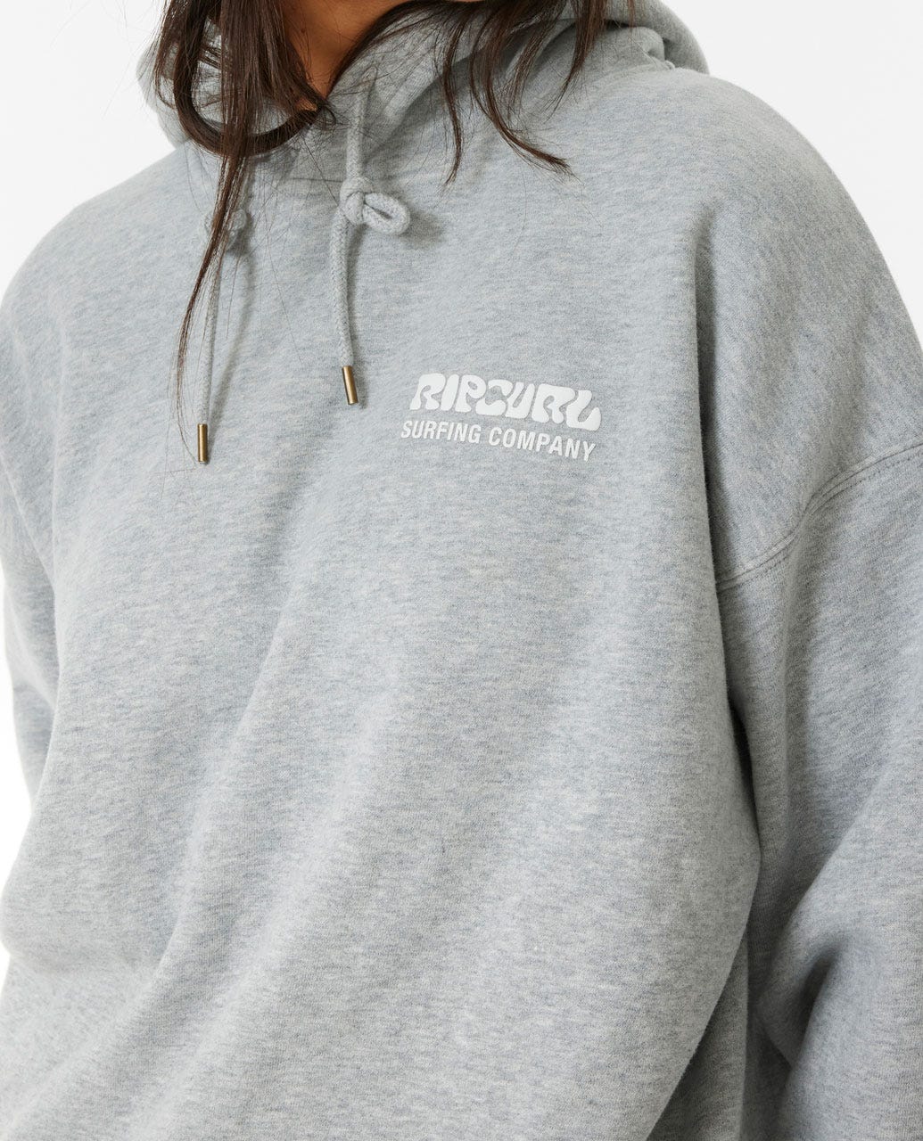 Rip Curl Surf Puff Heritage Hood Mid Grey