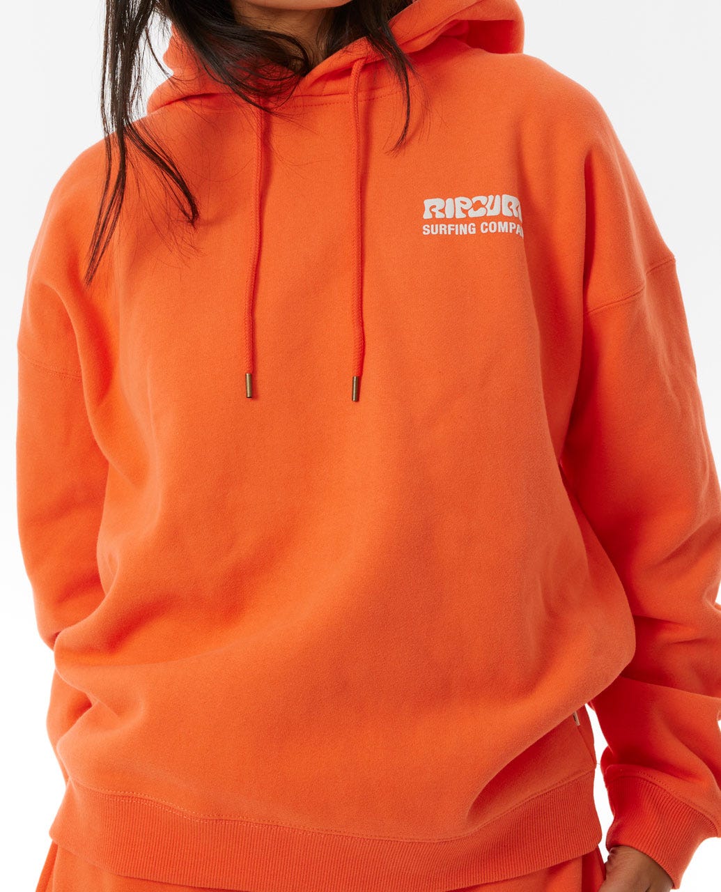 Rip Curl Surf Puff Heritage Hood Bright Orange