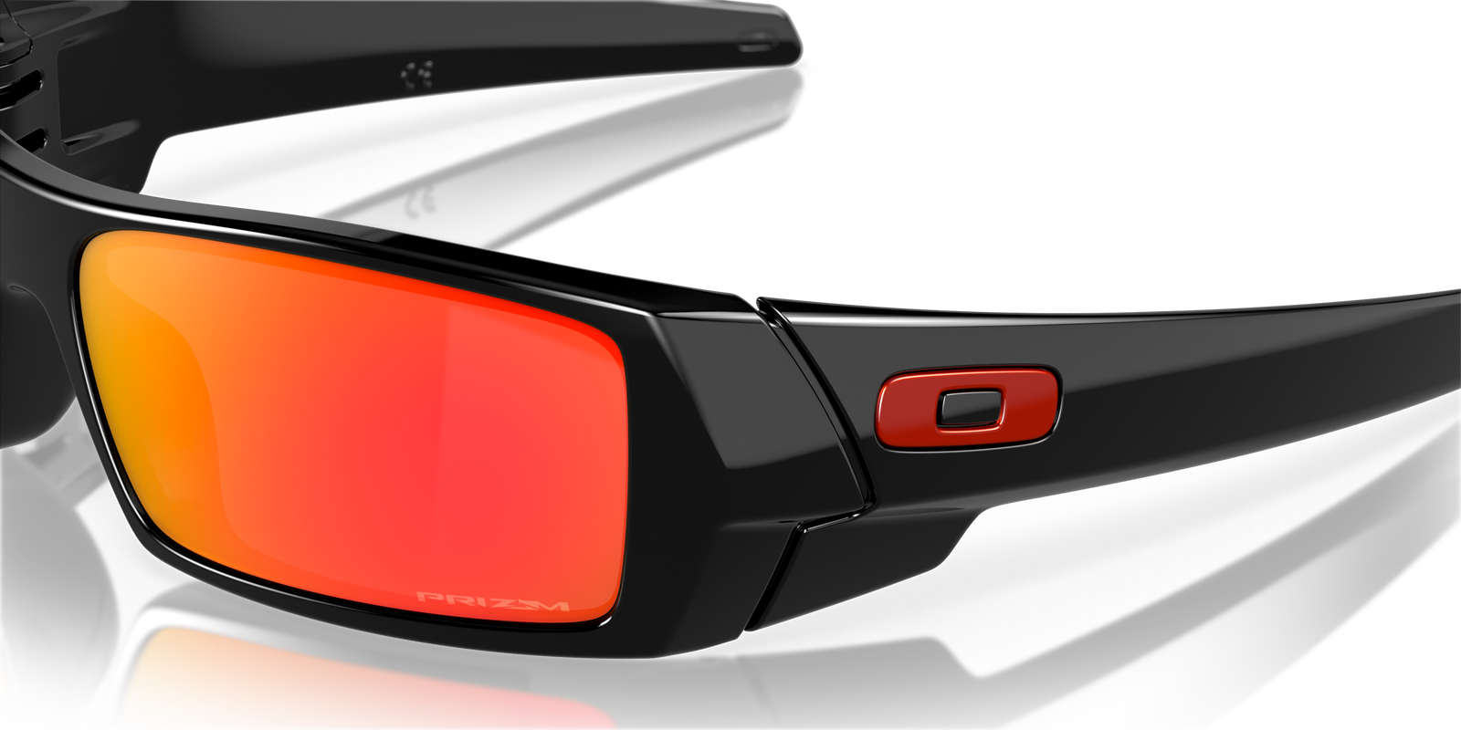 Gascan Sunglasses Polished Black - Prizm Ruby Lens