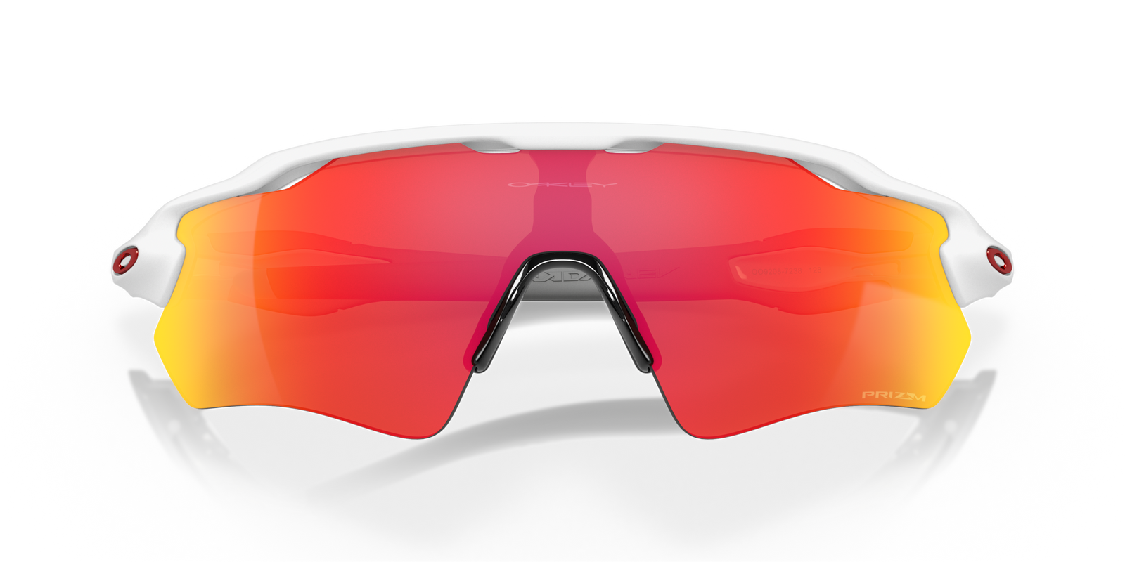 Radar EV Path Team Colors Sunglasses Polished White - Prizm Ruby Lens