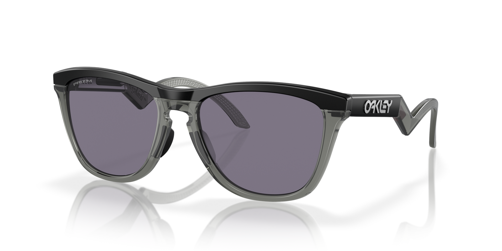 Frogskins Hybrid Sunglasses Matte Black - Prizm Grey Lens