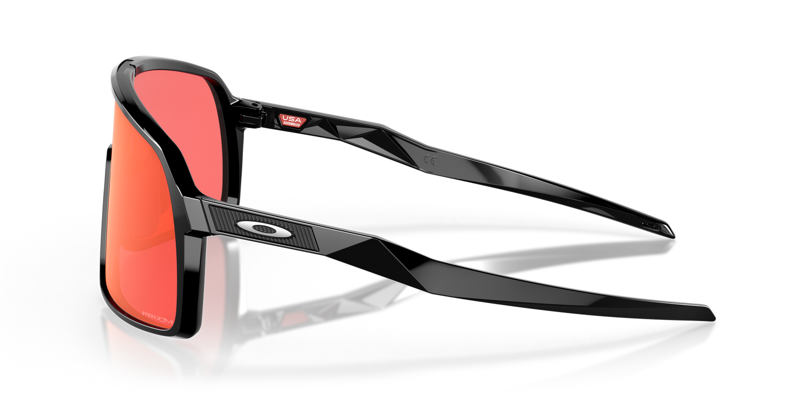 Sutro Sunglasses Polished Black - Prizm Snow Torch Lens