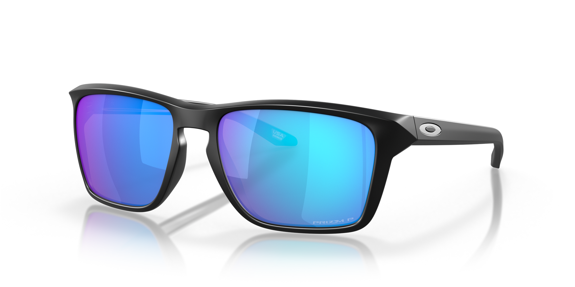 Sylas Sunglasses Matte Black - Prizm Sapphire Polarized Lens