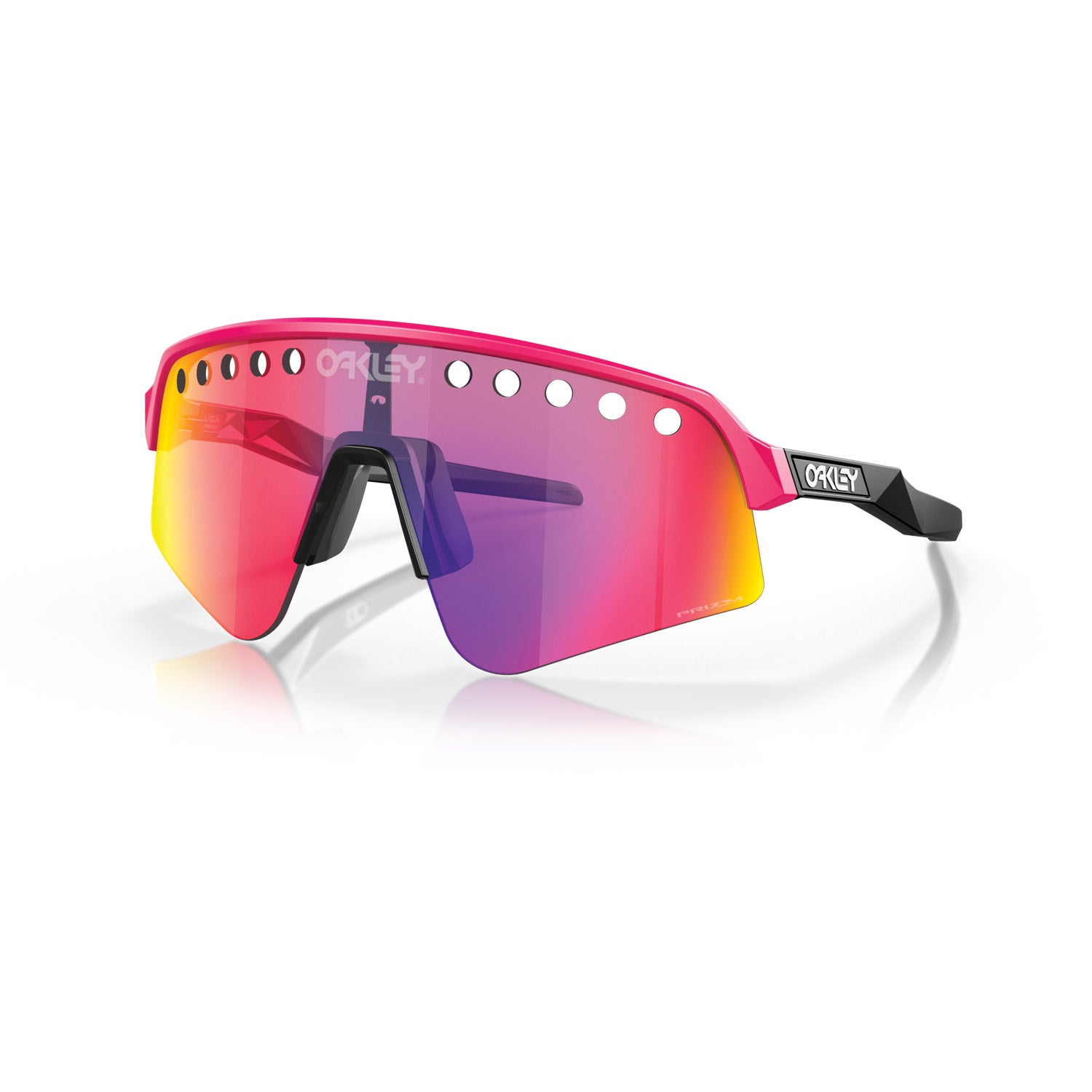 Sutro Lite Sweep Sunglasses Pink - Prizm Road