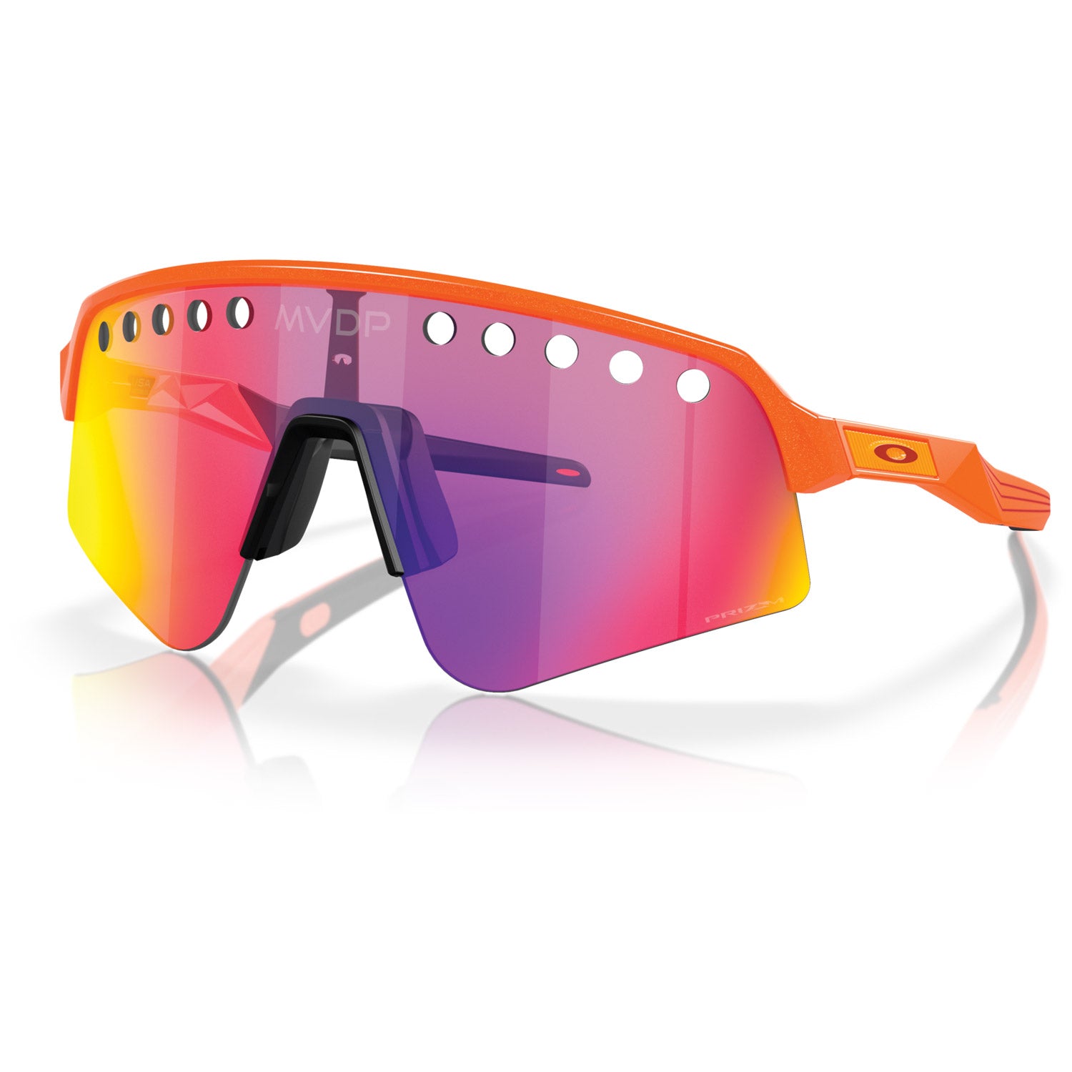 Sutro Lite Sweep Sunglasses MVDP Orange Sparkle - Prizm Road Lens