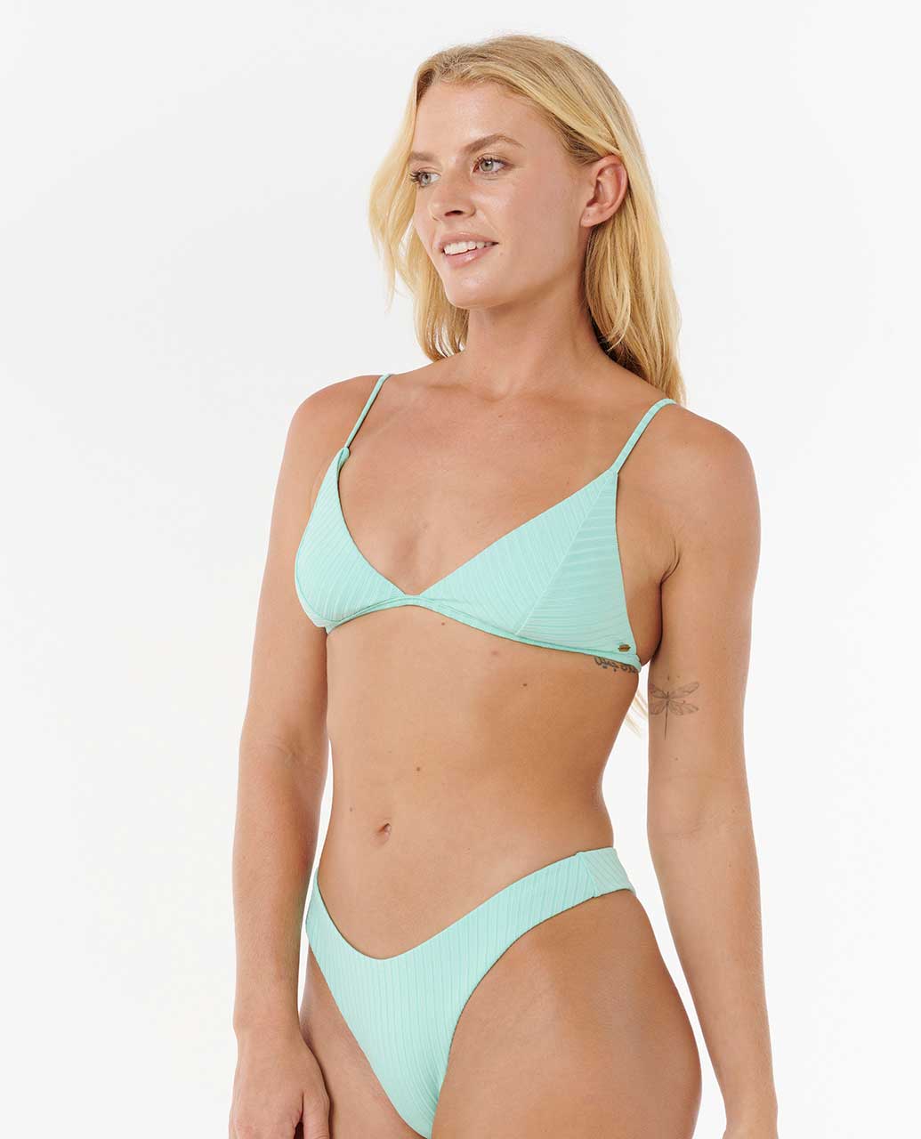 Premium Surf Banded Fixed Triangle Bikini Top