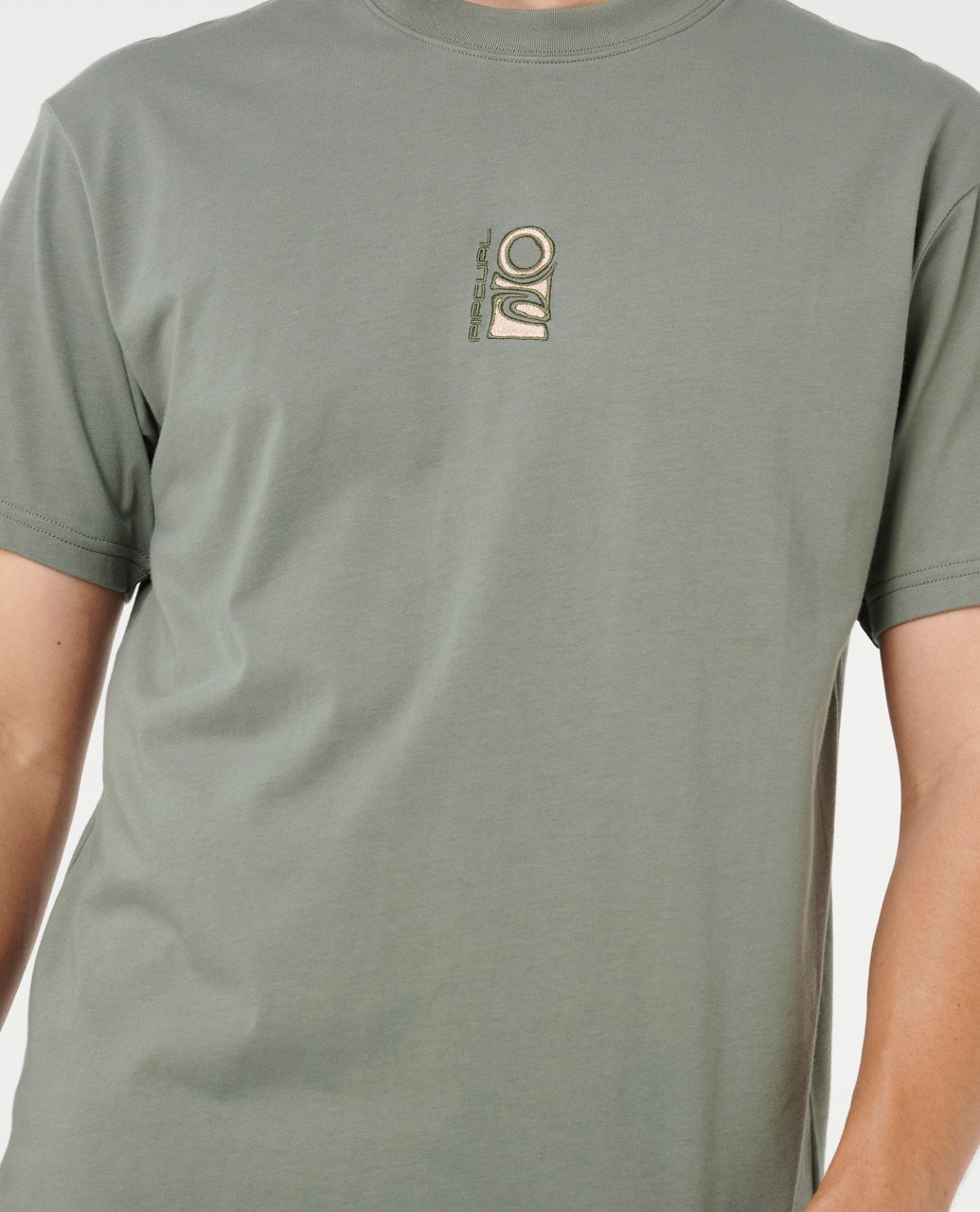Search Stack Embroid Tee