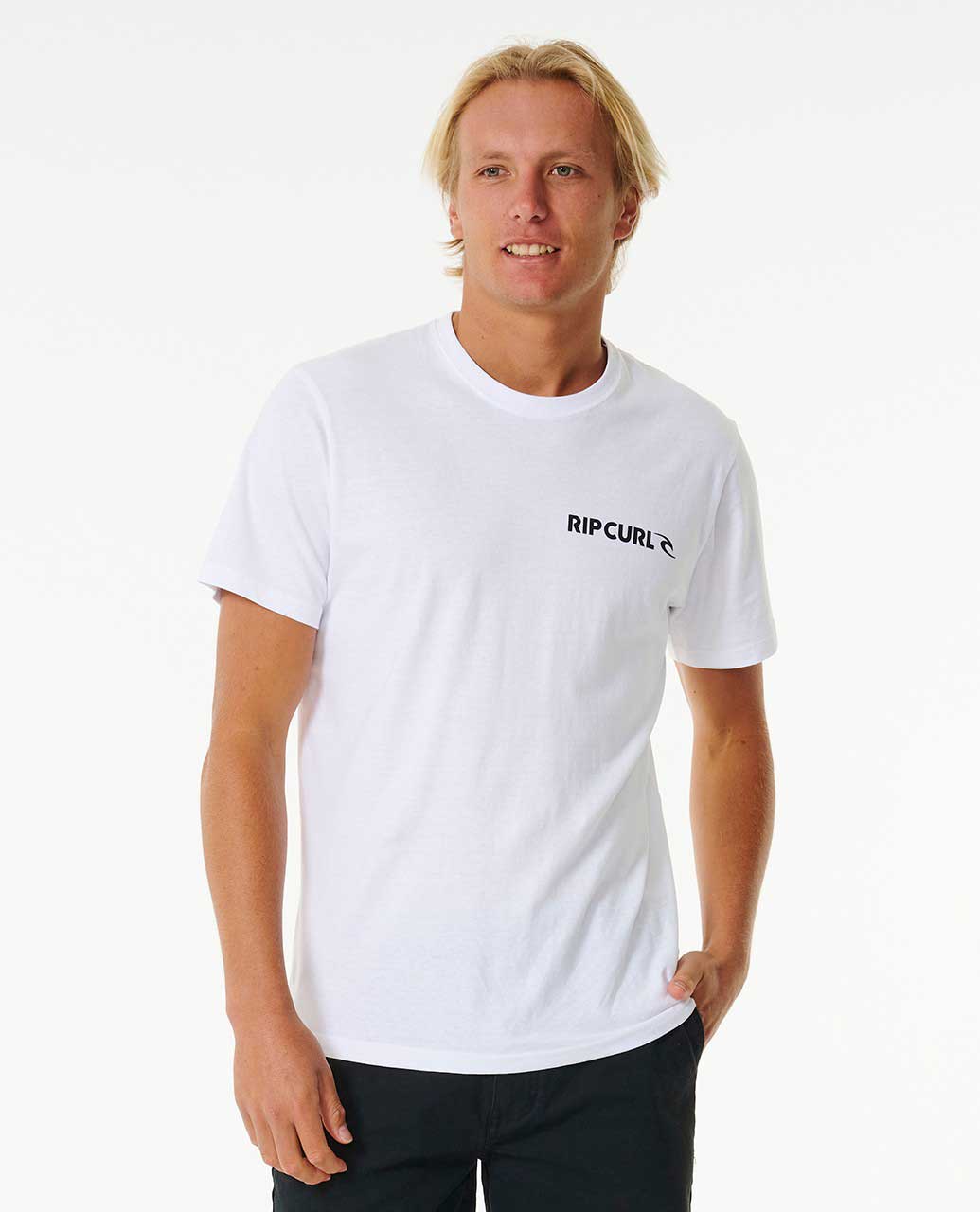Ripcurl Brand Icon Tee White