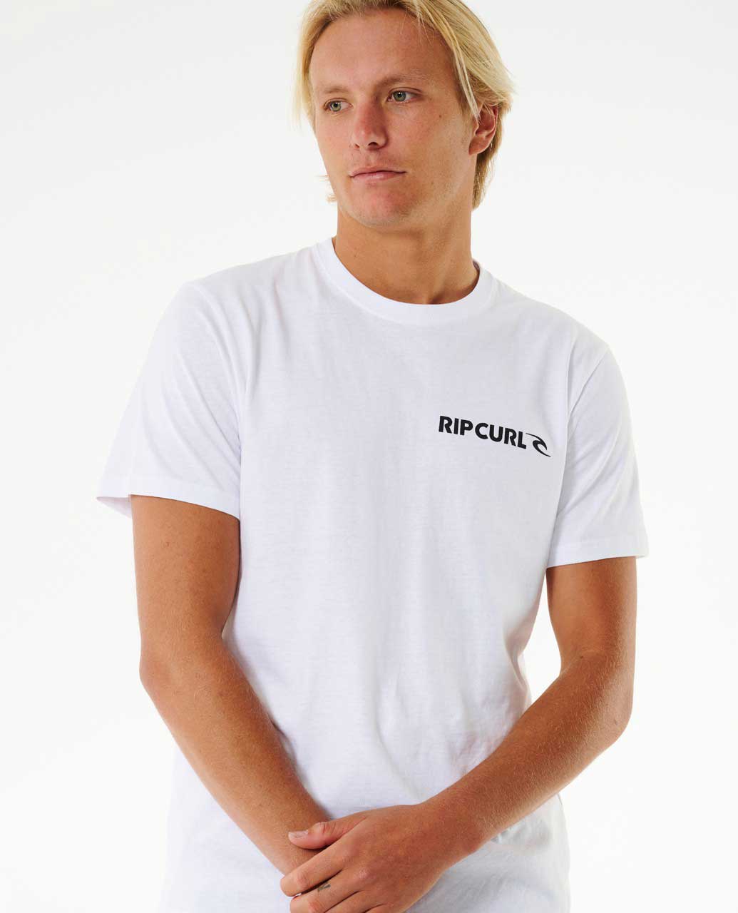 Ripcurl Brand Icon Tee White