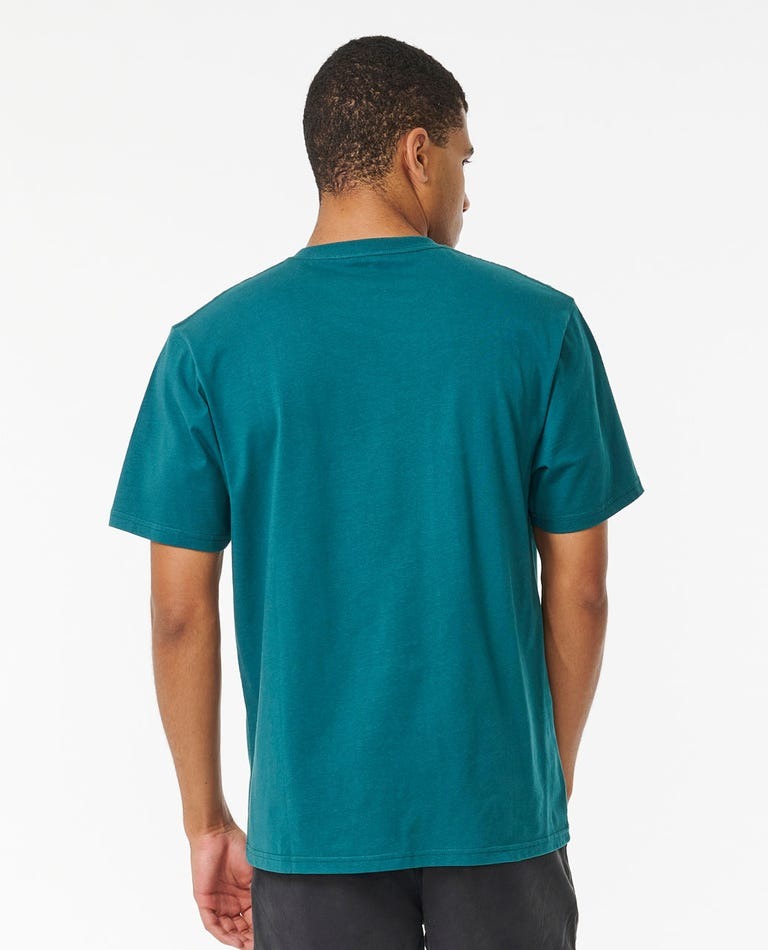 Ripcurl Pill Icon Short Sleeve Tee Blue Green
