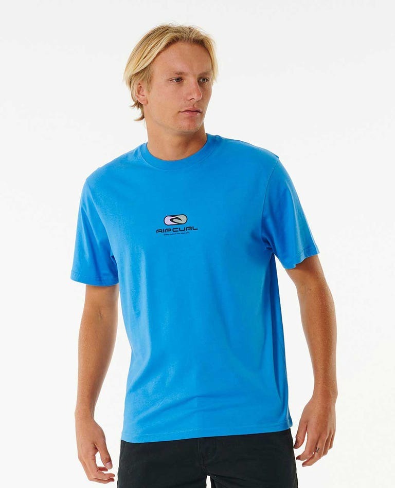 Ripcurl Pill Icon Short Sleeve Tee Cobalt