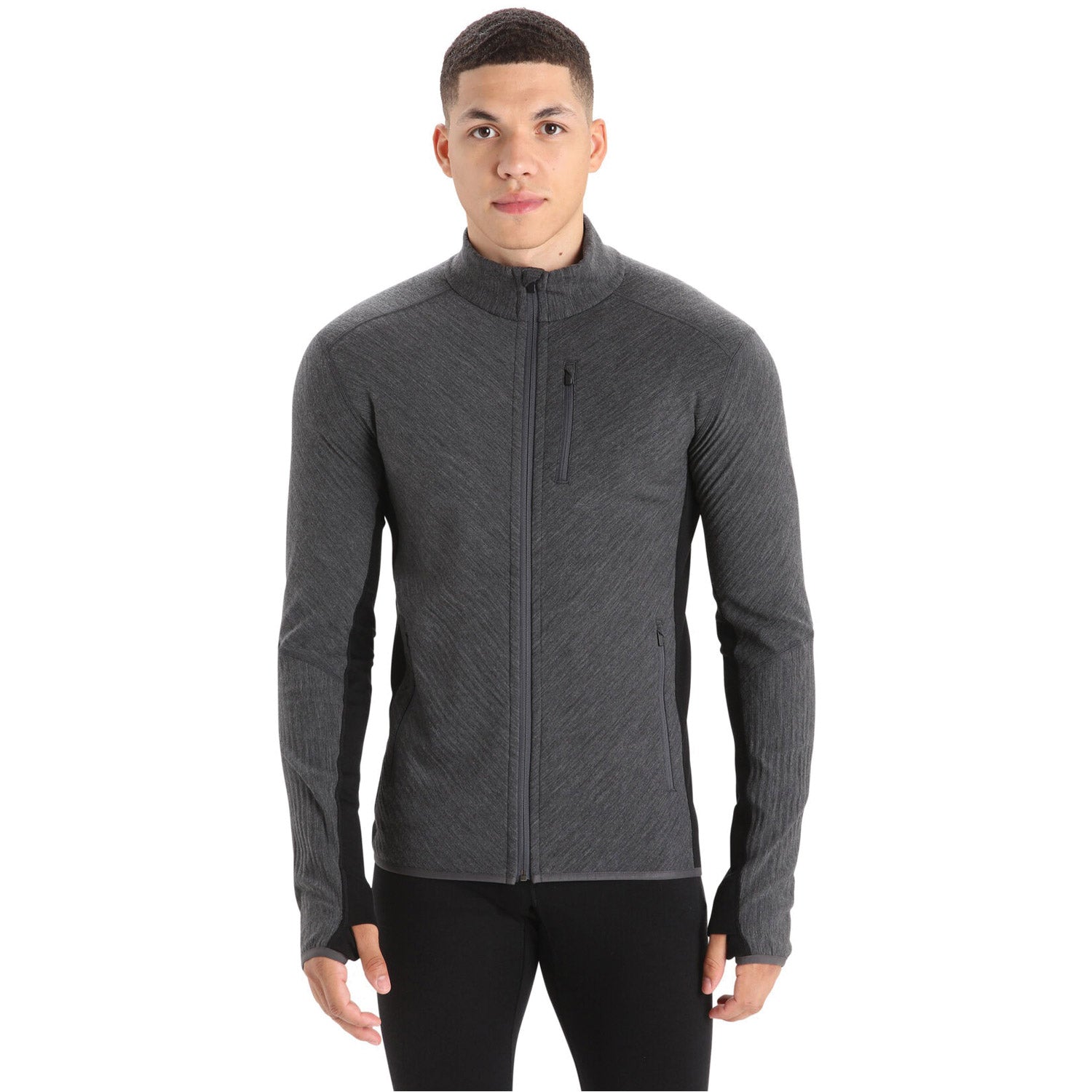 Men's RealFleece Merino Descender Long Sleeve Zip Jacket