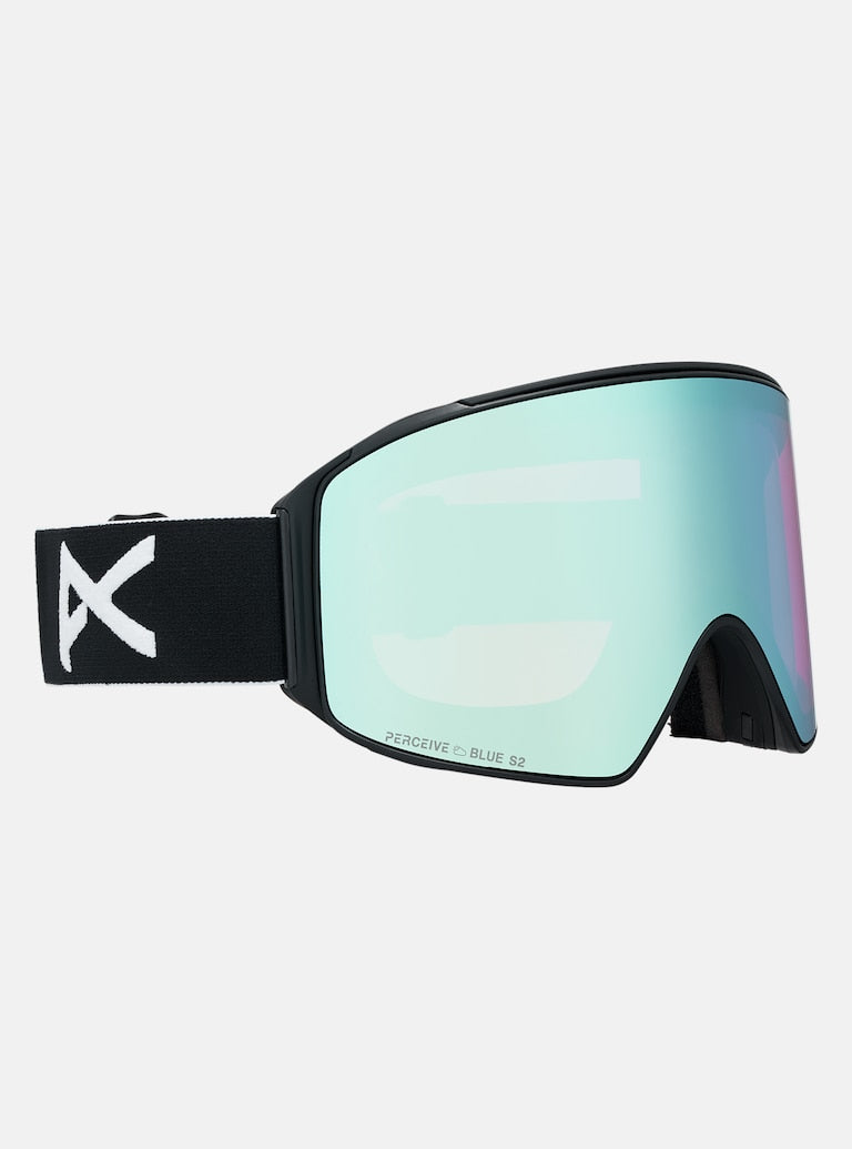 M4 Low Bridge Fit Snow Goggle (Cylindrical) + Bonus Lens + MFI Face Mask