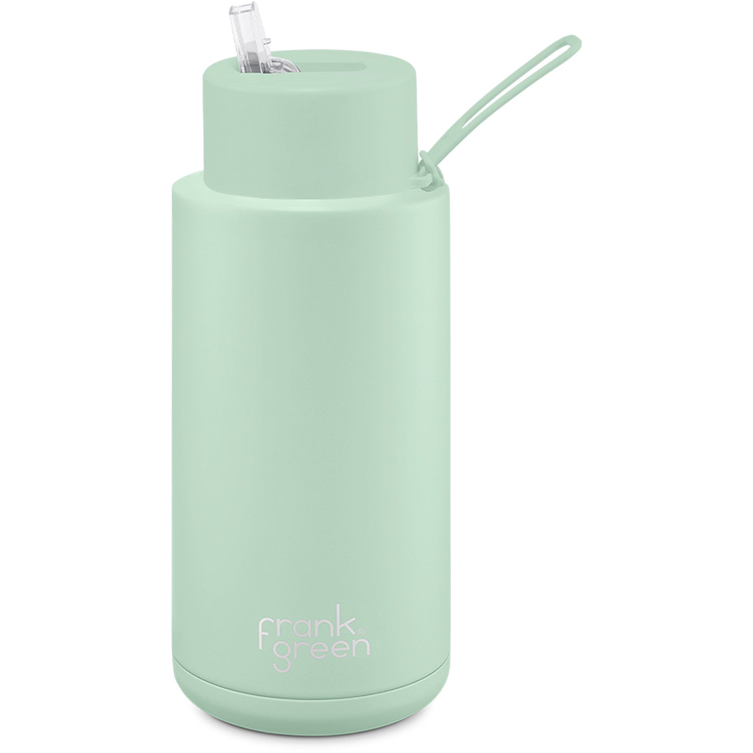 Ceramic 34oz w/ Straw Insulated Water Bottle