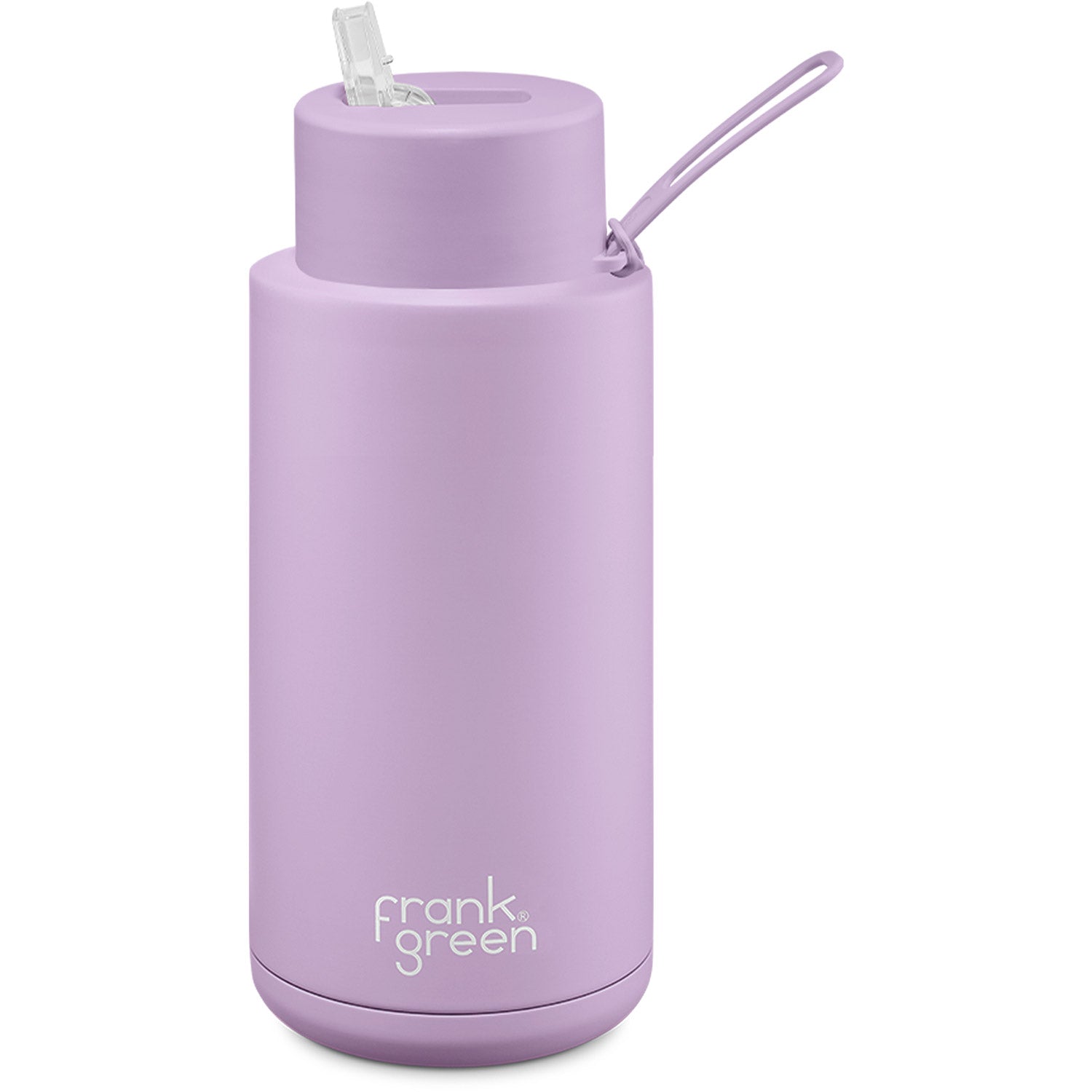 Ceramic 34oz w/ Straw Insulated Water Bottle