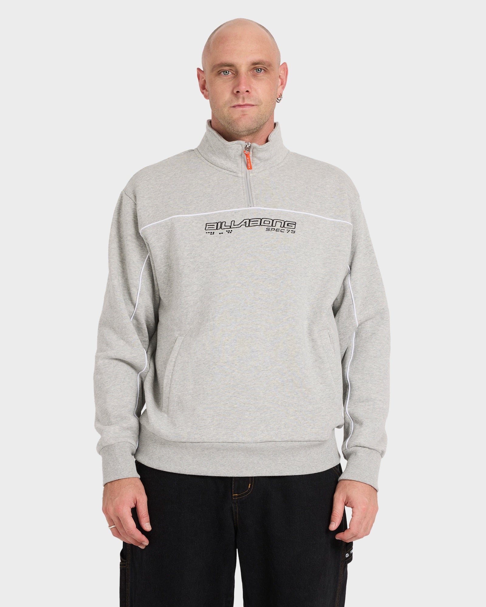 Mens Spec 73 Quarter Zip Fleece Pullover