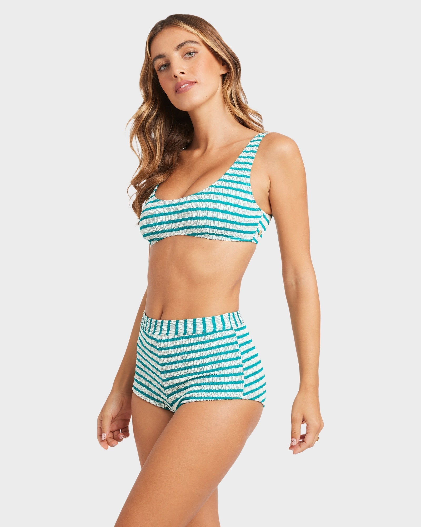 Womens Wavey Daze Lina Bralette Bikini Top