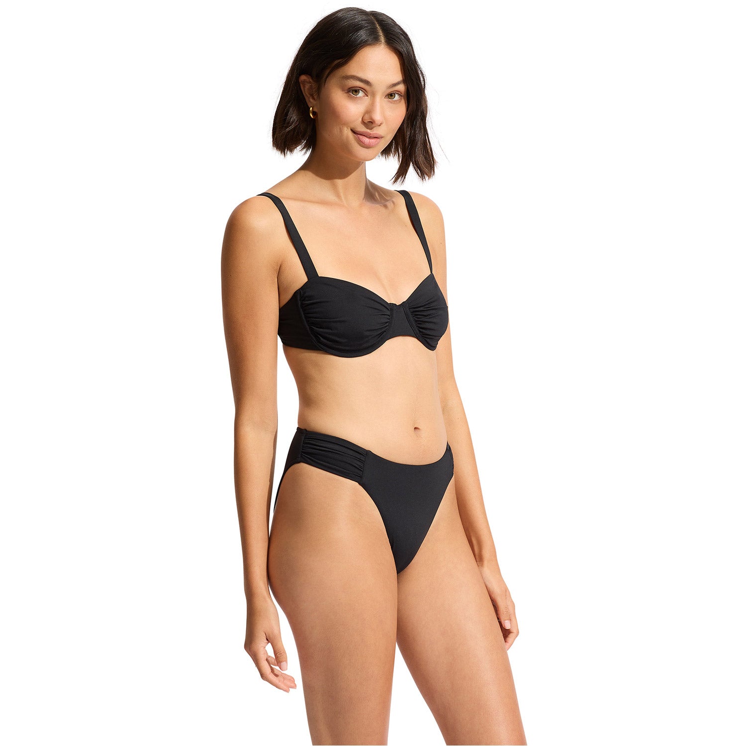 Ruched Underwire Bikini Top