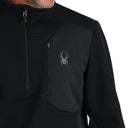 Mens Bandit Half Zip Fleece Jacket