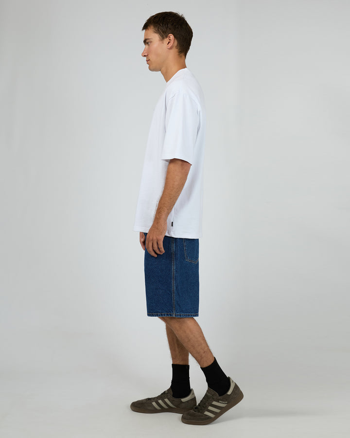 Classic Emb Tee White