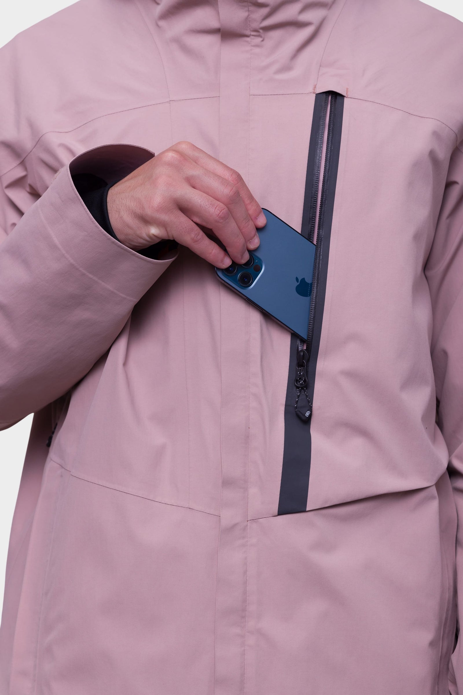 686 Mens Gore-Tex GT Shell Jacket Dusty Mauve