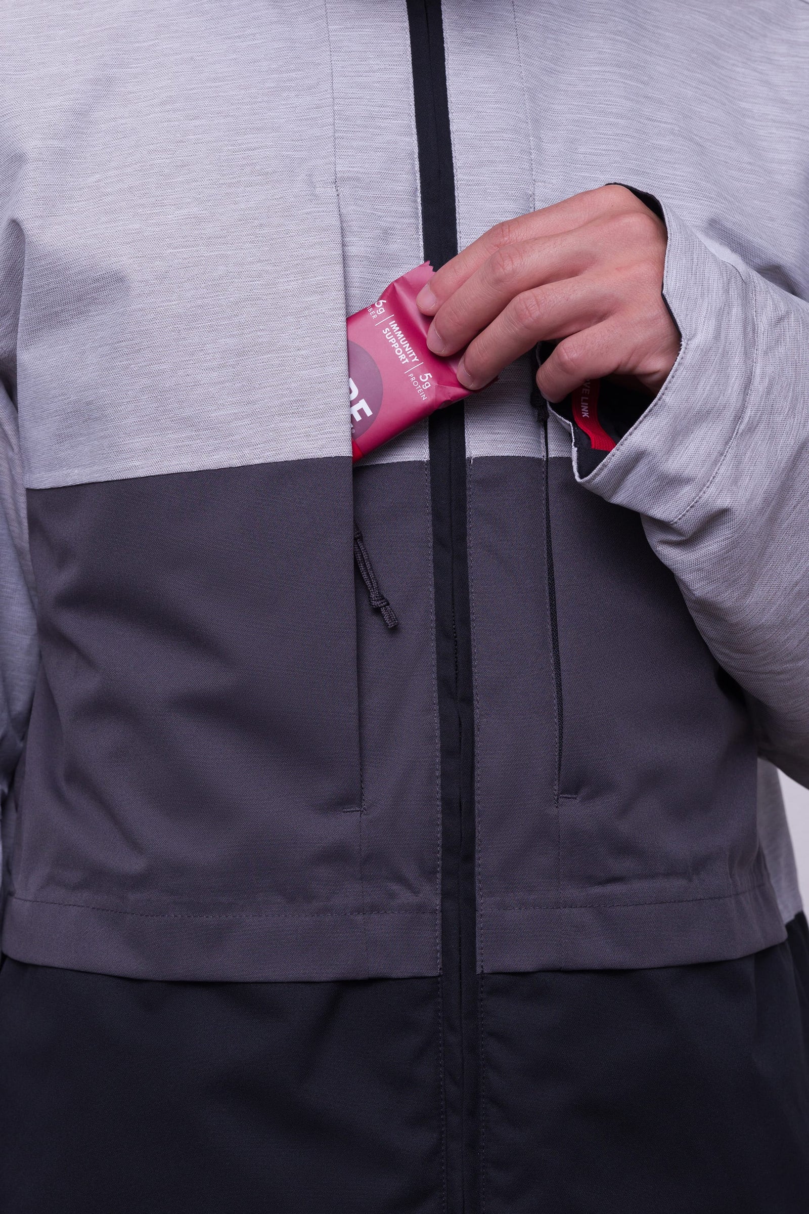 686 Mens Smarty 3-in-1 Form Jacket White Heather Colourblock