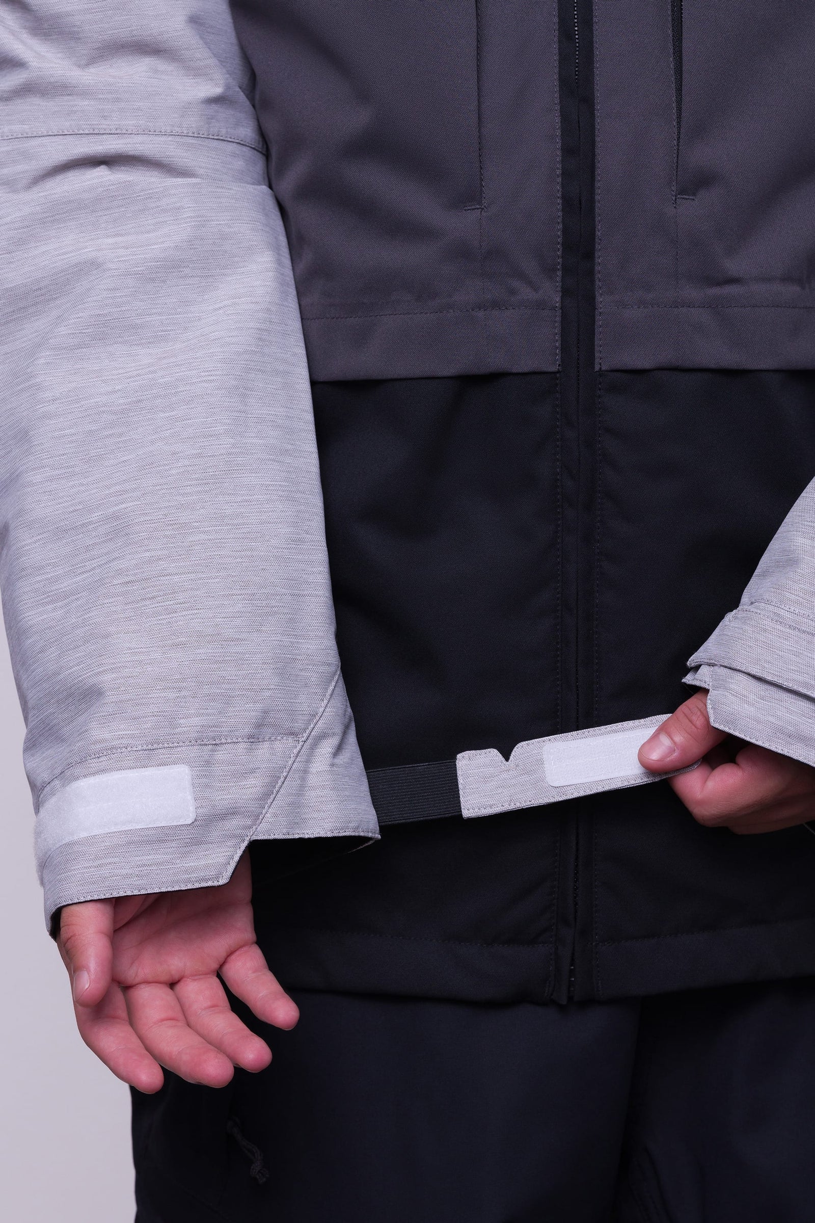 686 Mens Smarty 3-in-1 Form Jacket White Heather Colourblock