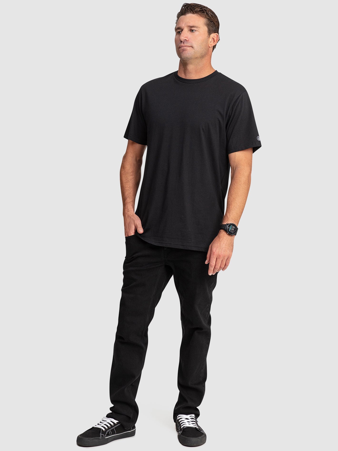 Aus Solid Short Sleeve Tee Shirt