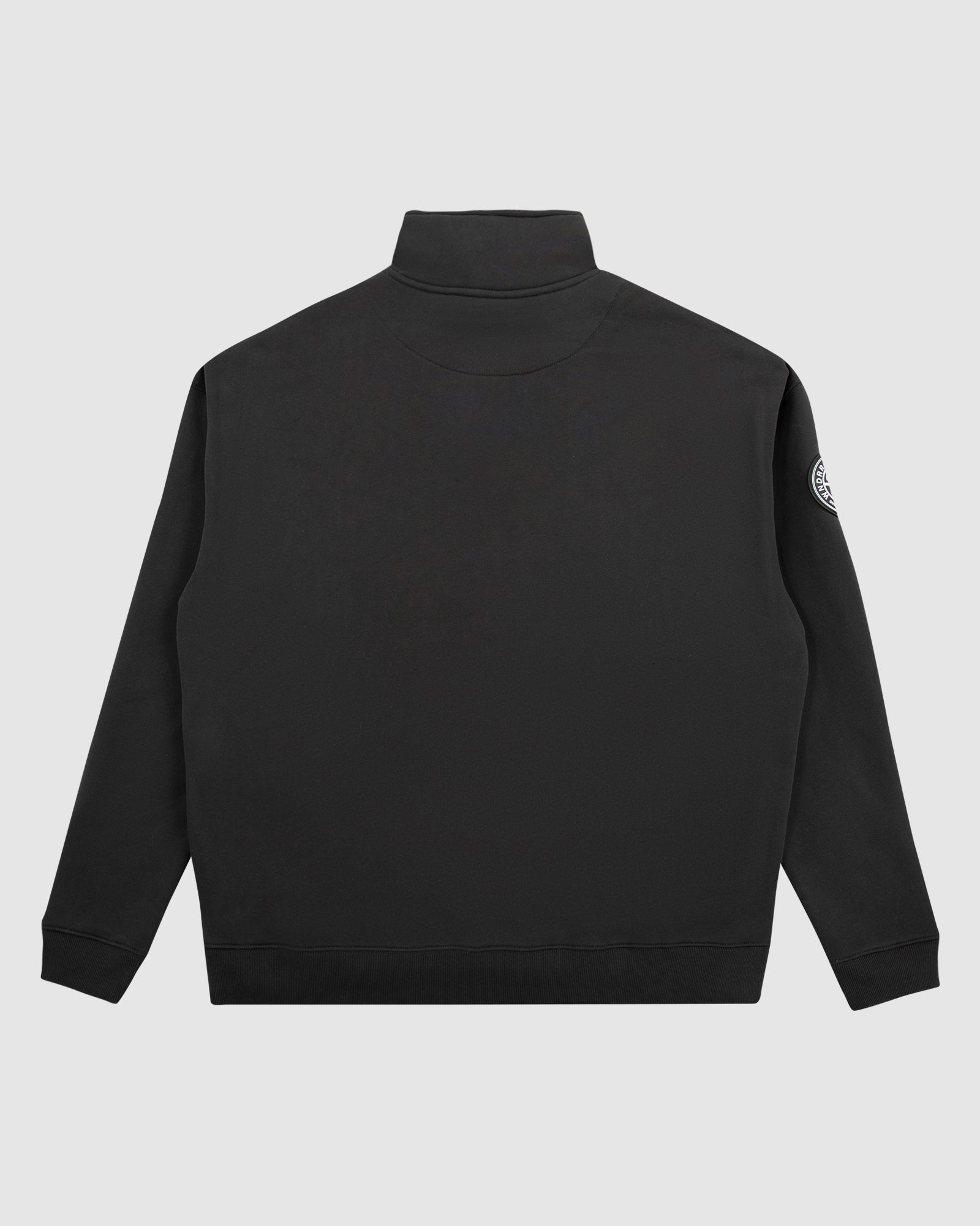 UNRIVALLED 1/4 ZIP SWEAT - FADED BLACK