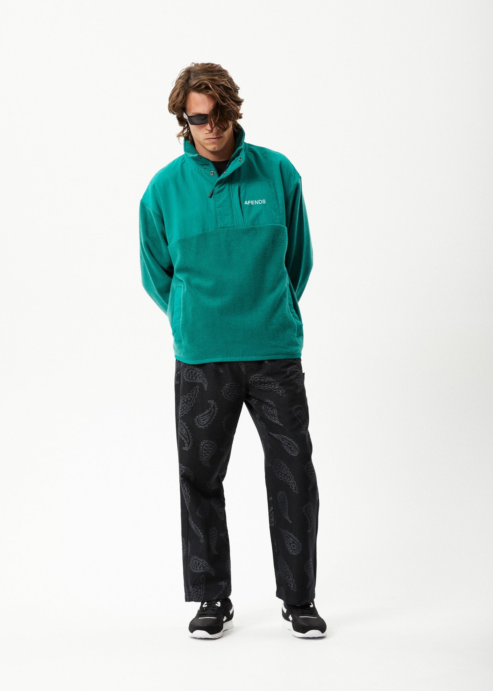 Intergalactic Fleece Pullover Emerald