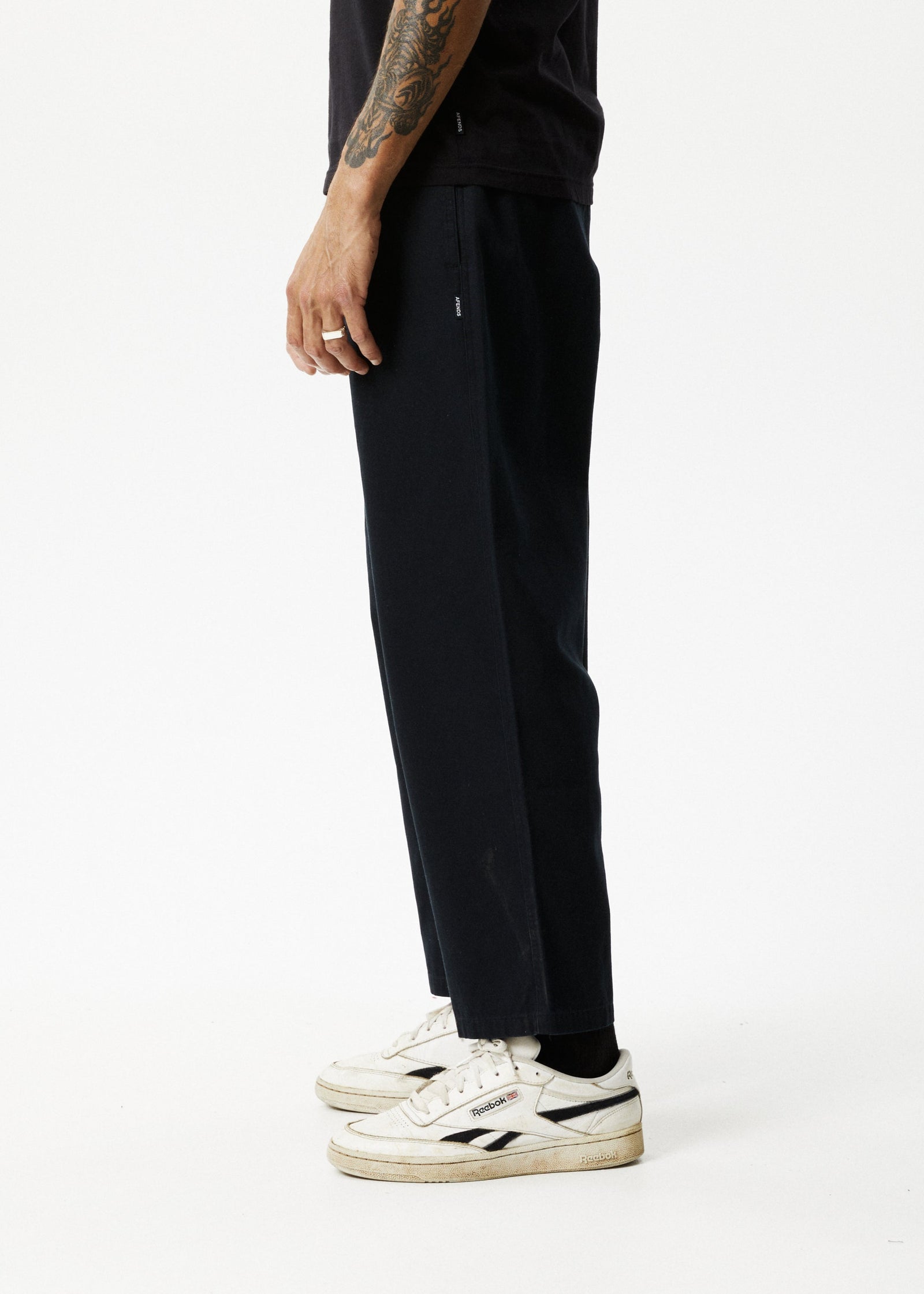 Baggy Elastic Waist Pants