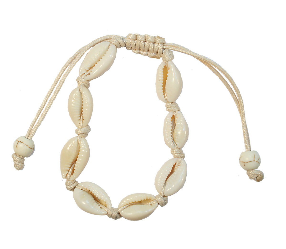 Cream Cowrie Shell Bracelet