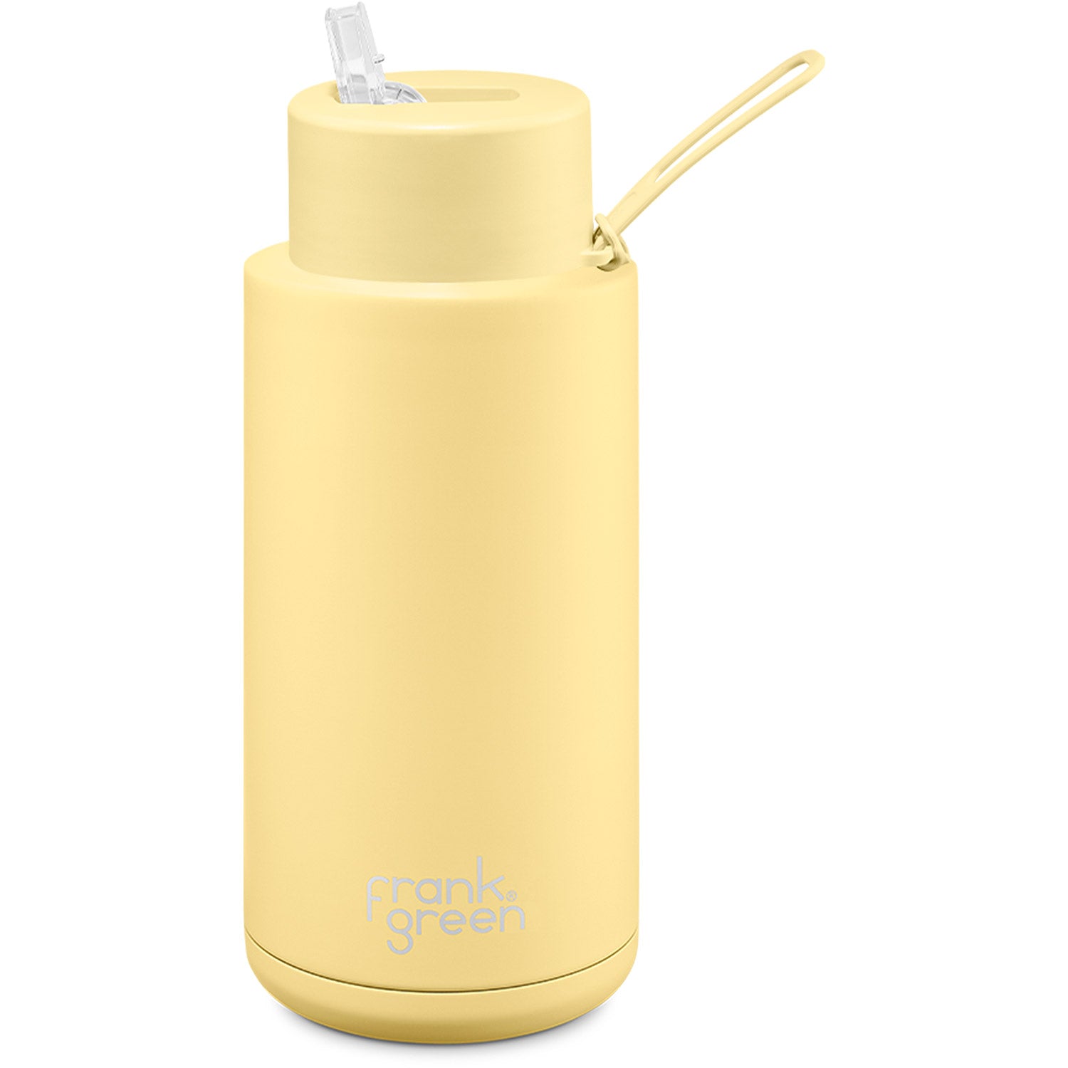 Ceramic 34oz w/ Straw Insulated Water Bottle