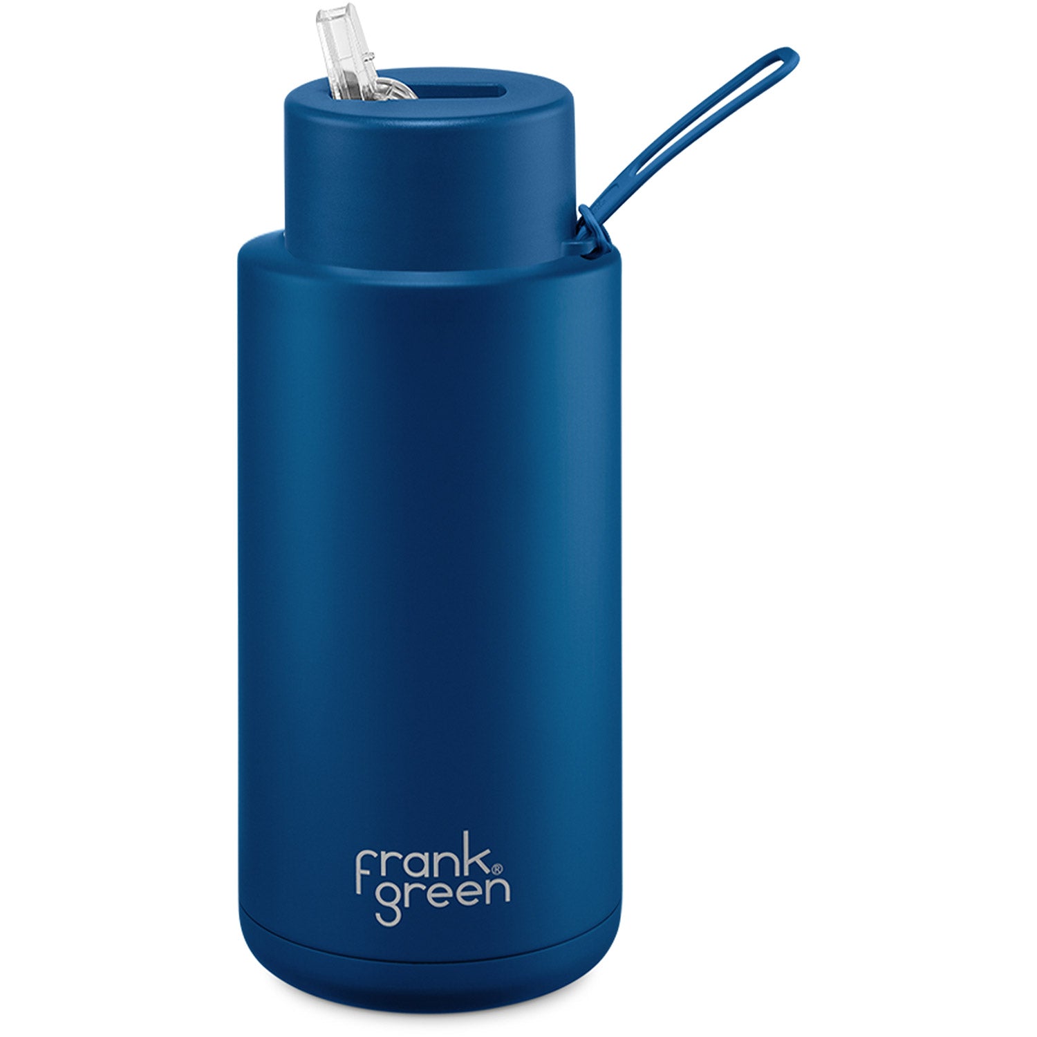 Ceramic 34oz w/ Straw Insulated Water Bottle