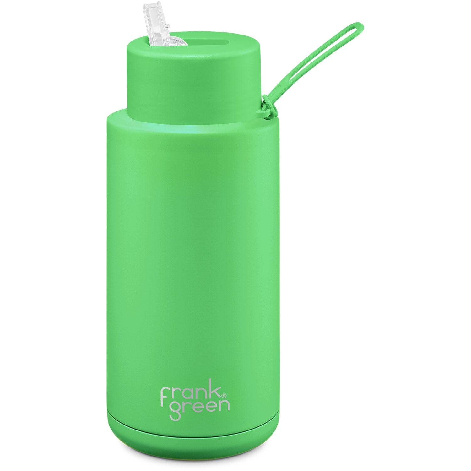 Ceramic 34oz w/ Straw Insulated Water Bottle