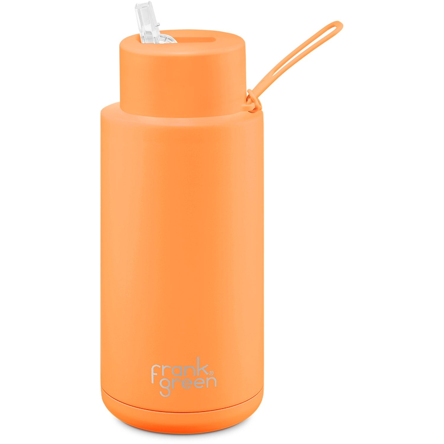 Ceramic 34oz w/ Straw Insulated Water Bottle