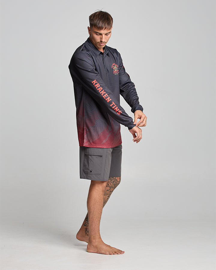 Kraken Tins Upf 50+ Fishing Jersey