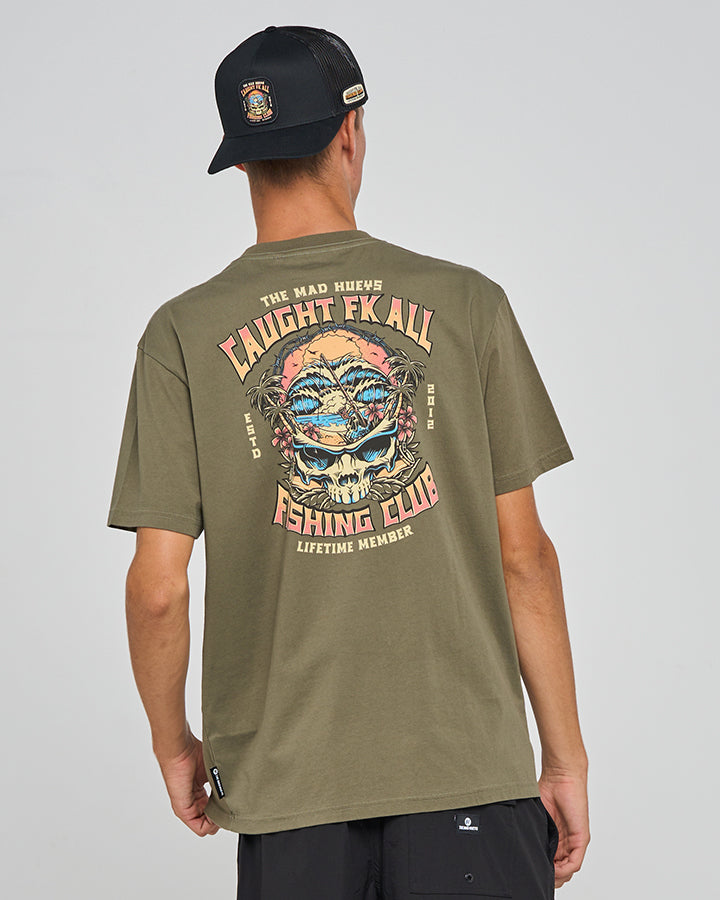 CAUGHT FK ALL SKULL SS TEE