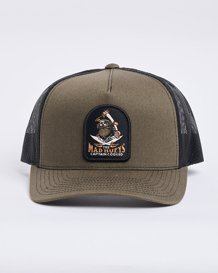 CAPTAIN SHIP FACED TWILL TRUCKER
