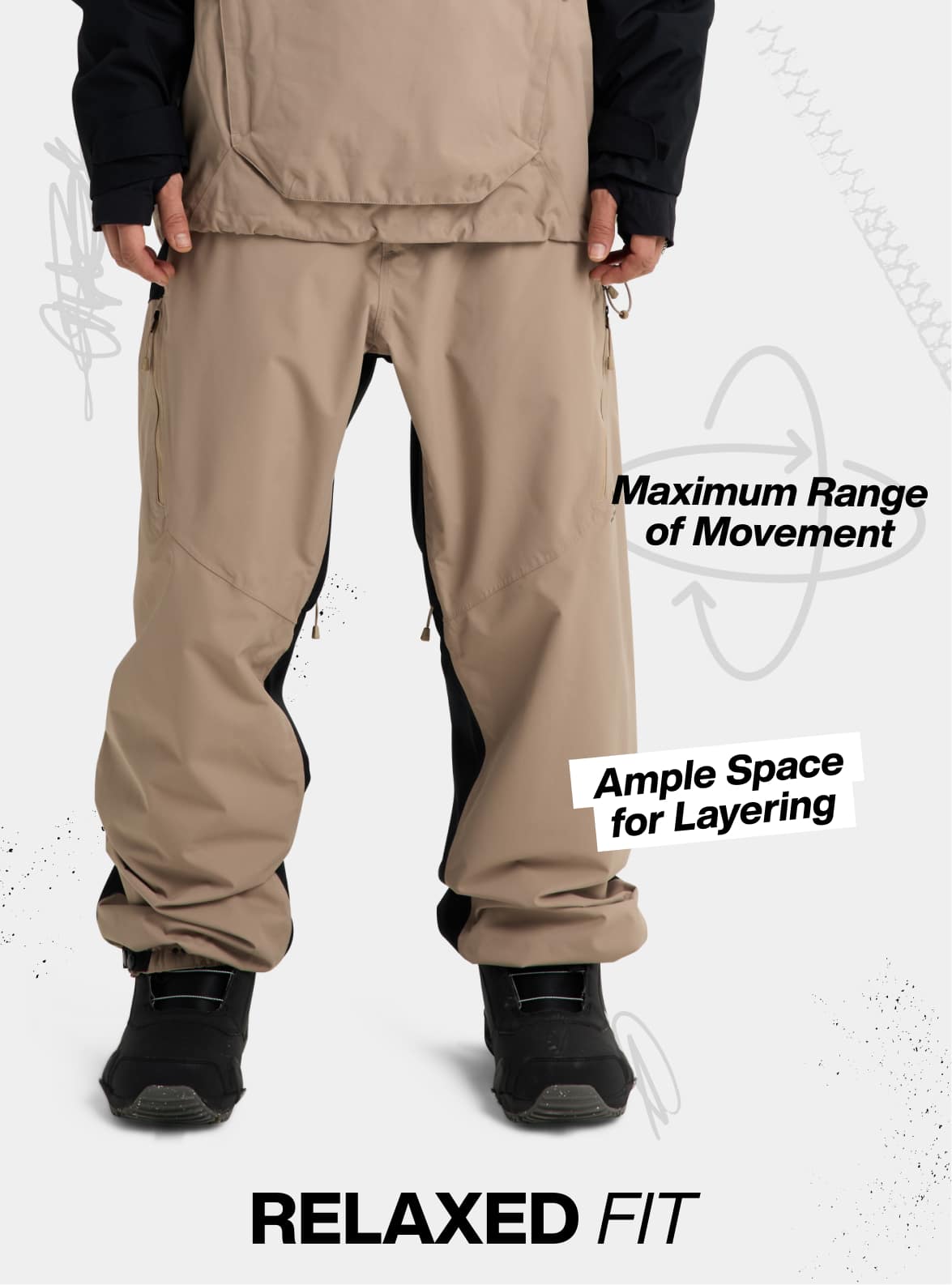 Men's Reserve 2L Relaxed Bib Pants