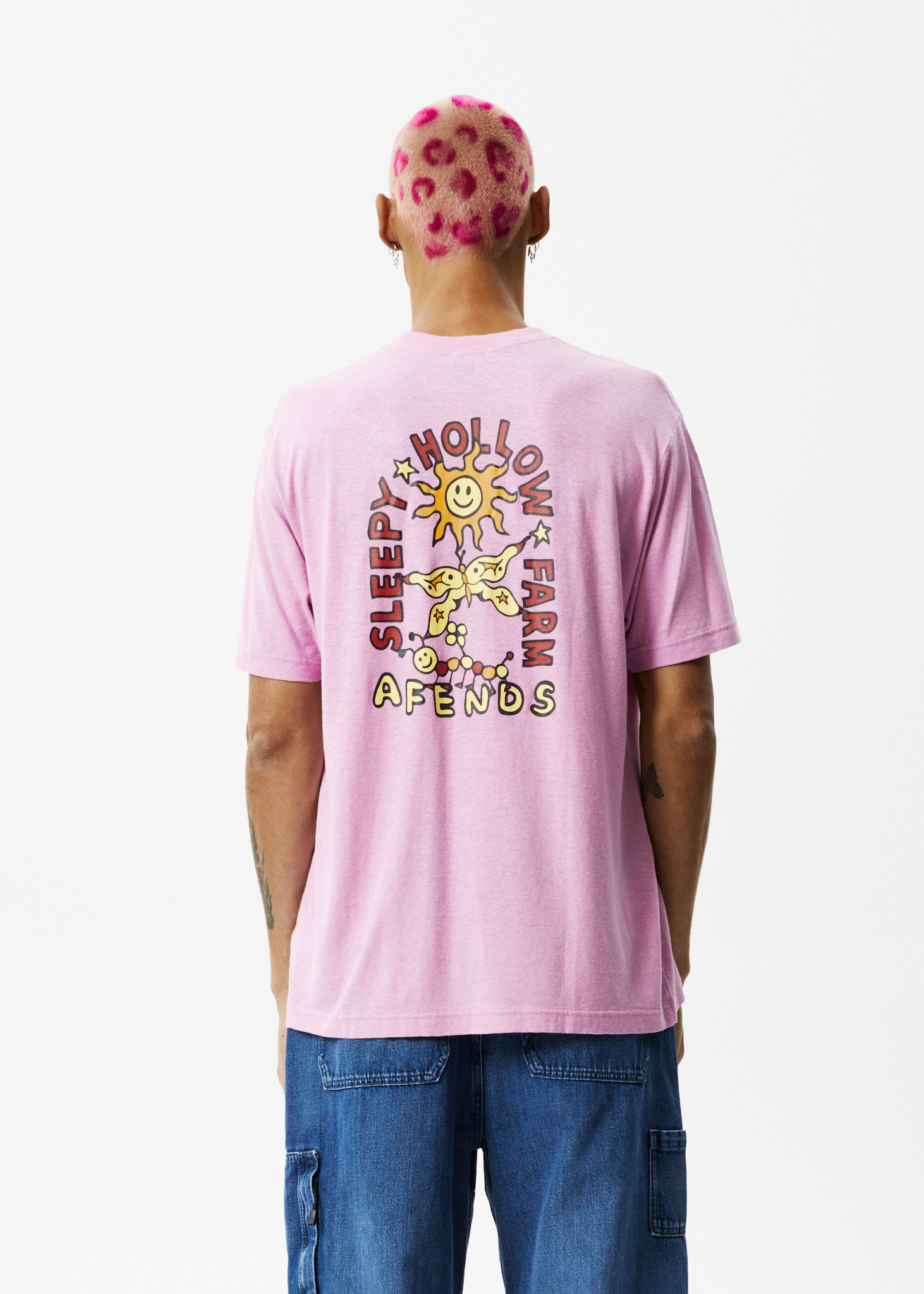 Caterpillar Retro Graphic T-Shirt Candy