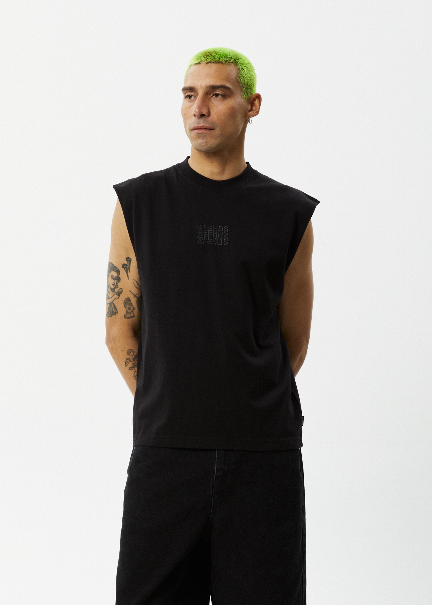 Graphic Sleeveless T-Shirt