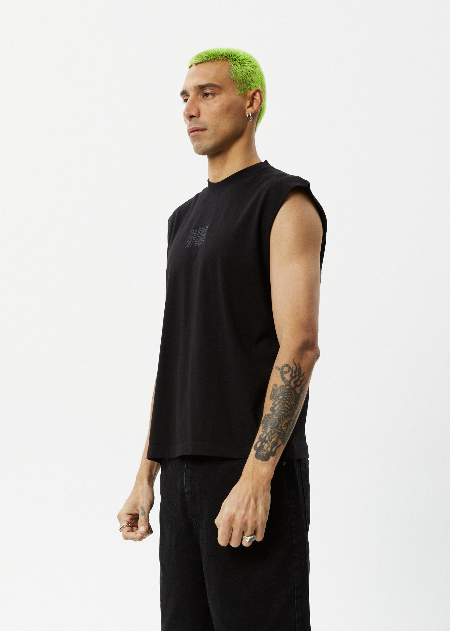 Graphic Sleeveless T-Shirt