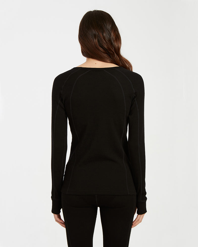 Merino 230gsm Womens Long Sleeve Thermal Top